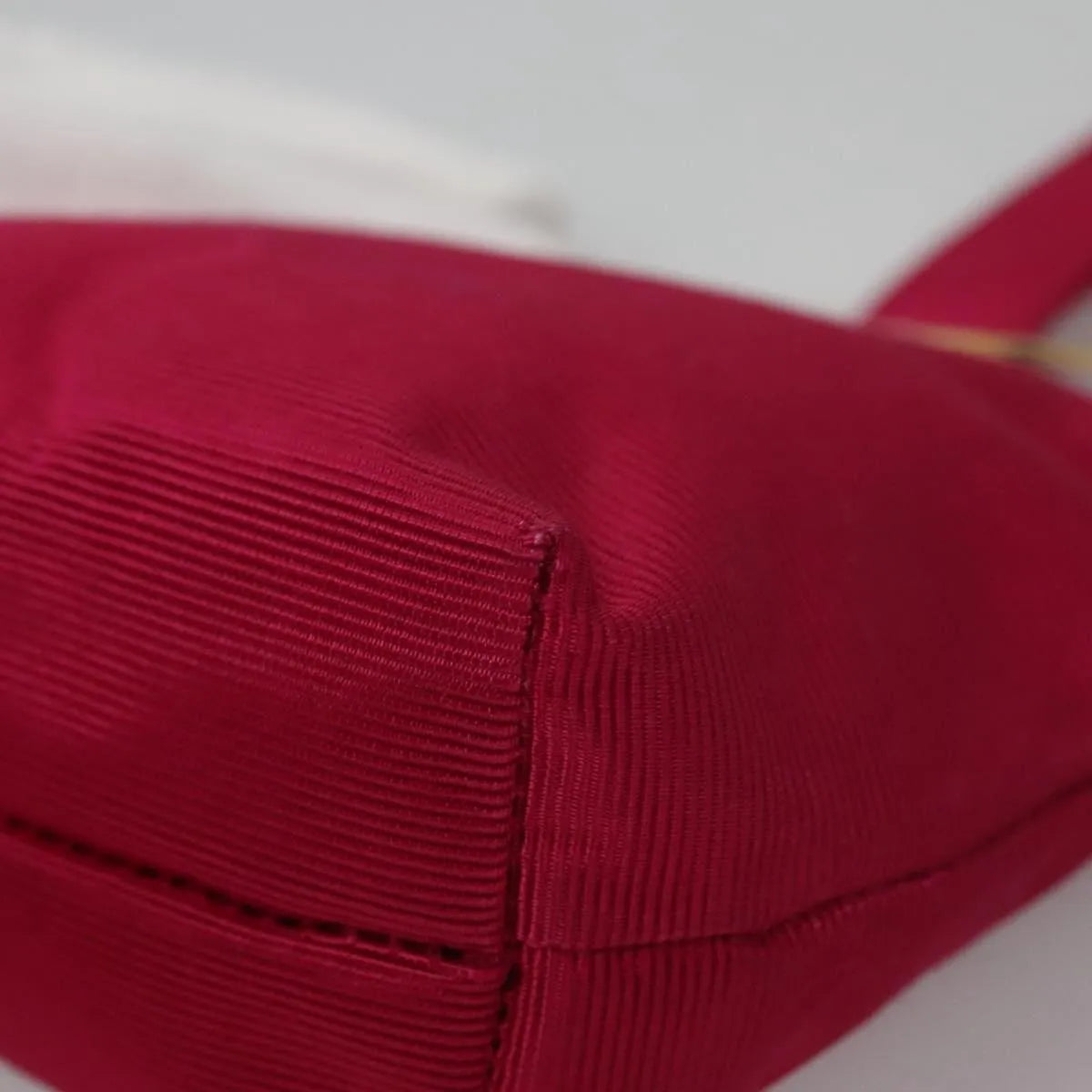 Celine Circle Logo Nylon Pink Nylon Clutche & Pouche Bag (Pre-Owned)
