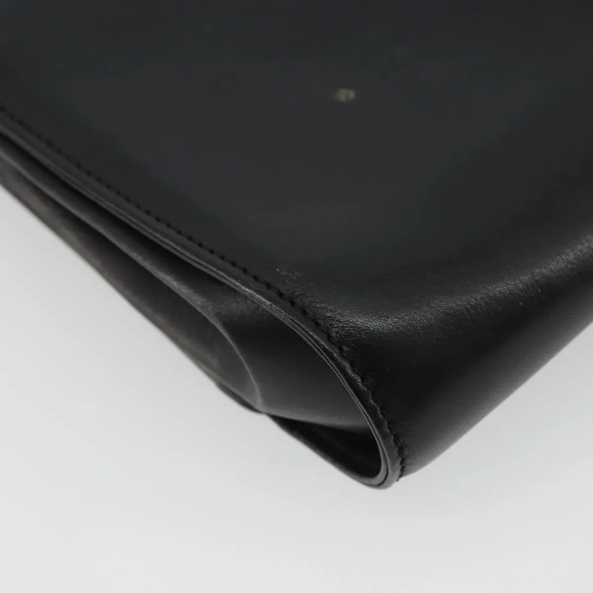 Celine Vintage Horsebit Sling Leather Black Leather Shoulder Bag Bag (Pre-Owned)