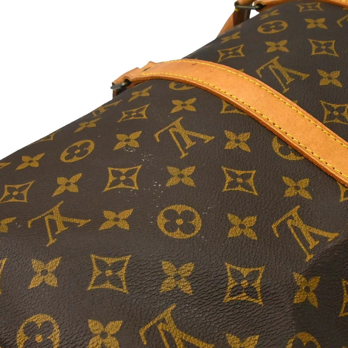 Louis Vuitton Keepall Monogram Canvas Brown Canvas Travel Bag Bag (Pre-Owned)