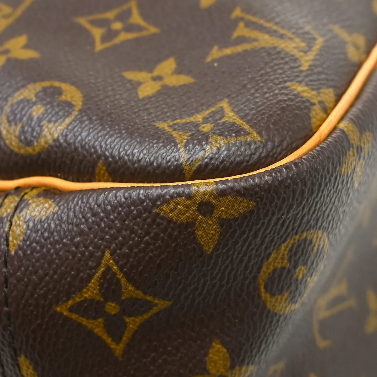 Louis Vuitton Deauville Monogram Canvas Brown Canvas Handbag (Pre-Owned)