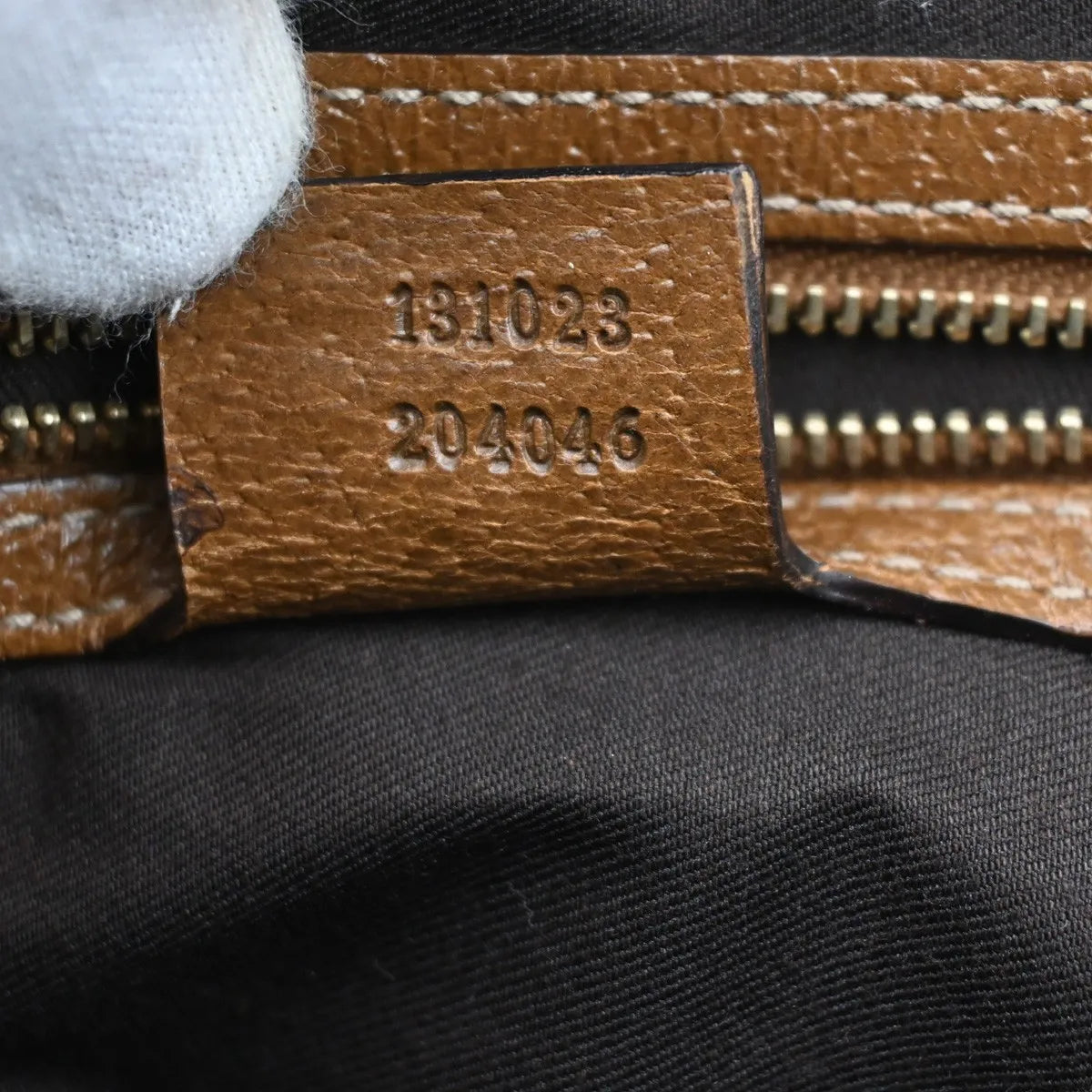 Gucci Vintage Boston Bag Monogram Canvas Brown Canvas Handbag (Pre-Owned)