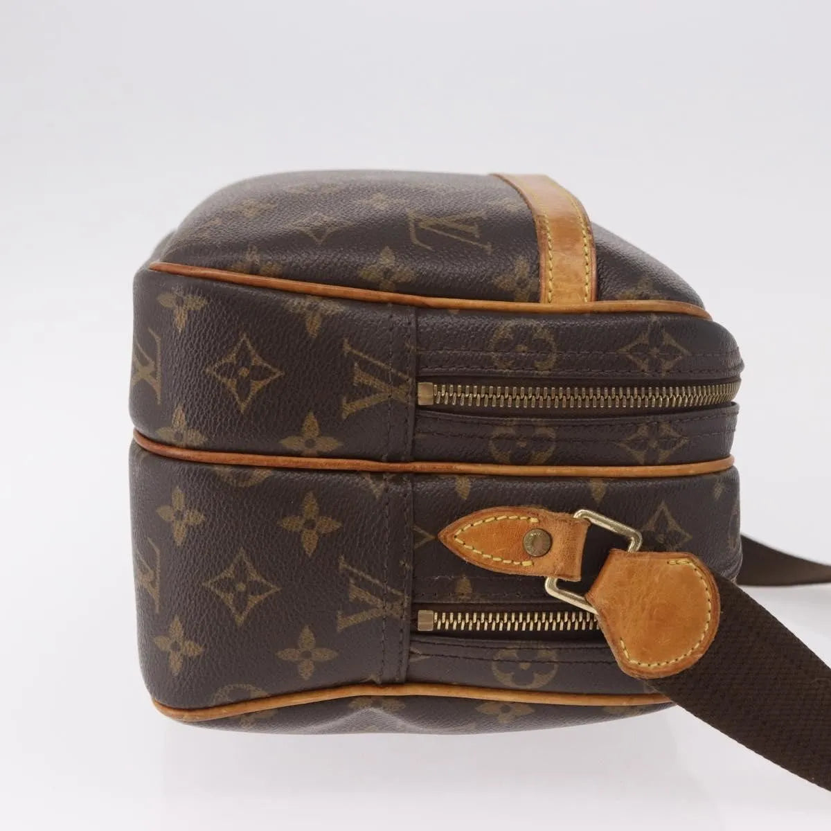 Louis Vuitton Reporter Monogram Brown Canvas Shoulder Bag Bag (Pre-Owned)