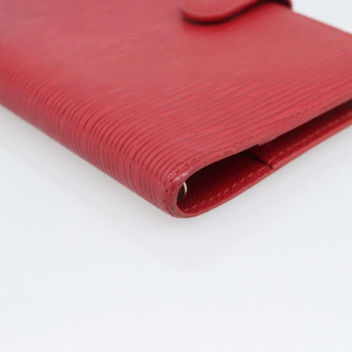 Louis Vuitton Agenda Cover Damier Red Leather Clutche & Pouche Bag (Pre-Owned)