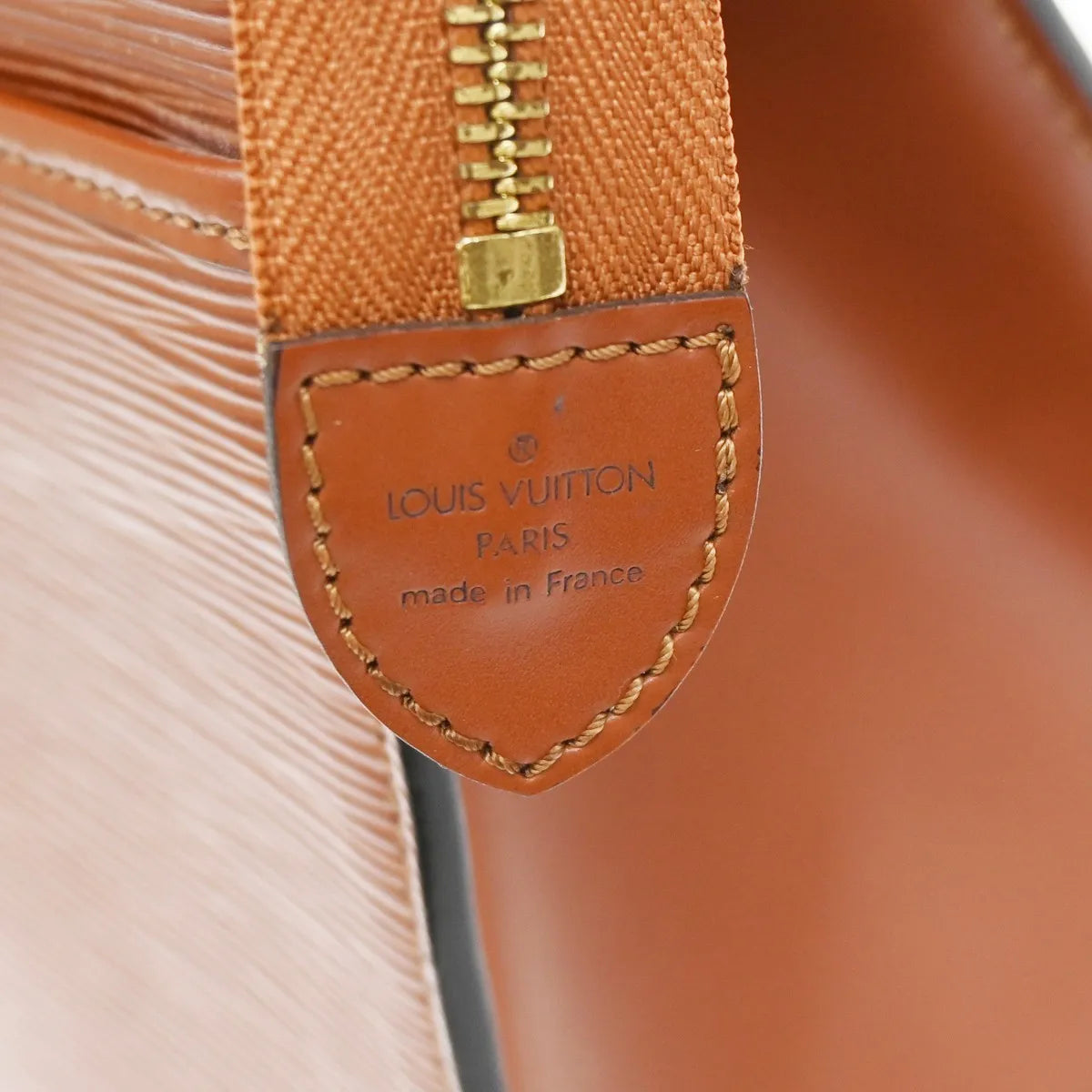 Louis Vuitton Riviera Epi Leather Brown Leather Handbag (Pre-Owned)