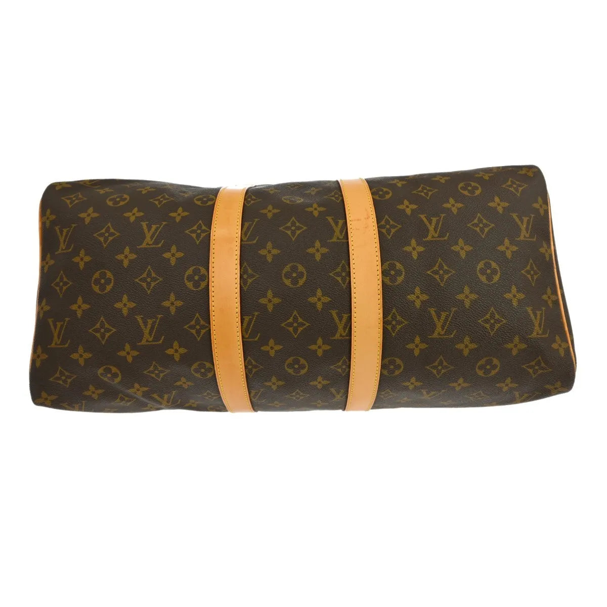 Louis Vuitton Keepall Monogram Canvas Brown Canvas Travel Bag Bag (Pre-Owned)