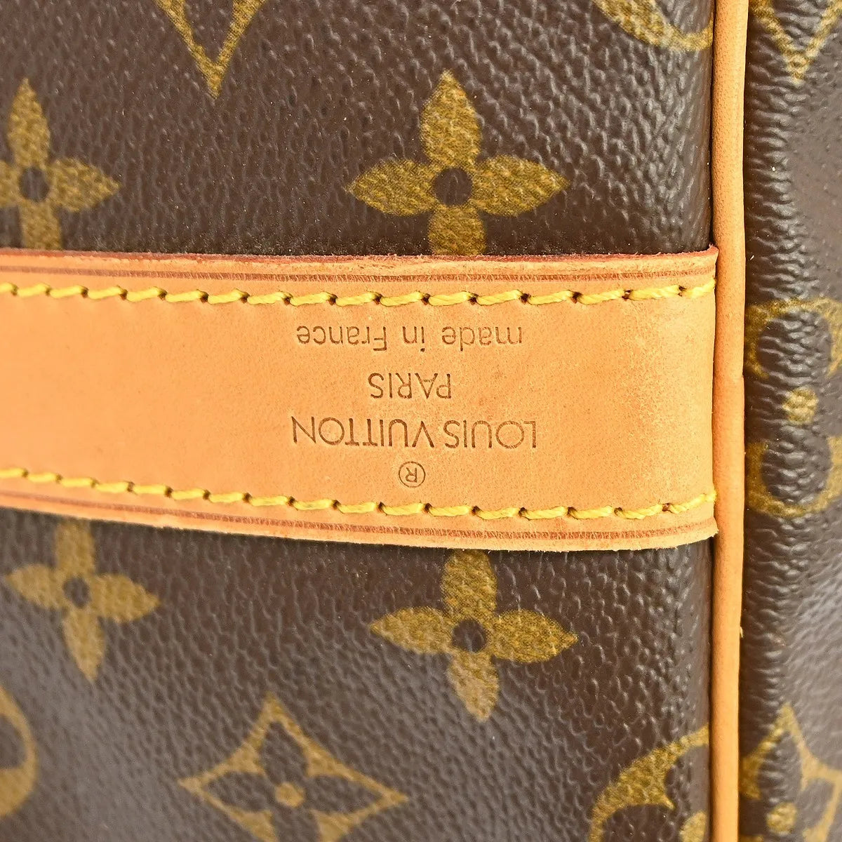 Louis Vuitton Keepall Bandouliere Bag Monogram Canvas Brown Canvas Travel Bag Bag (Pre-Owned)