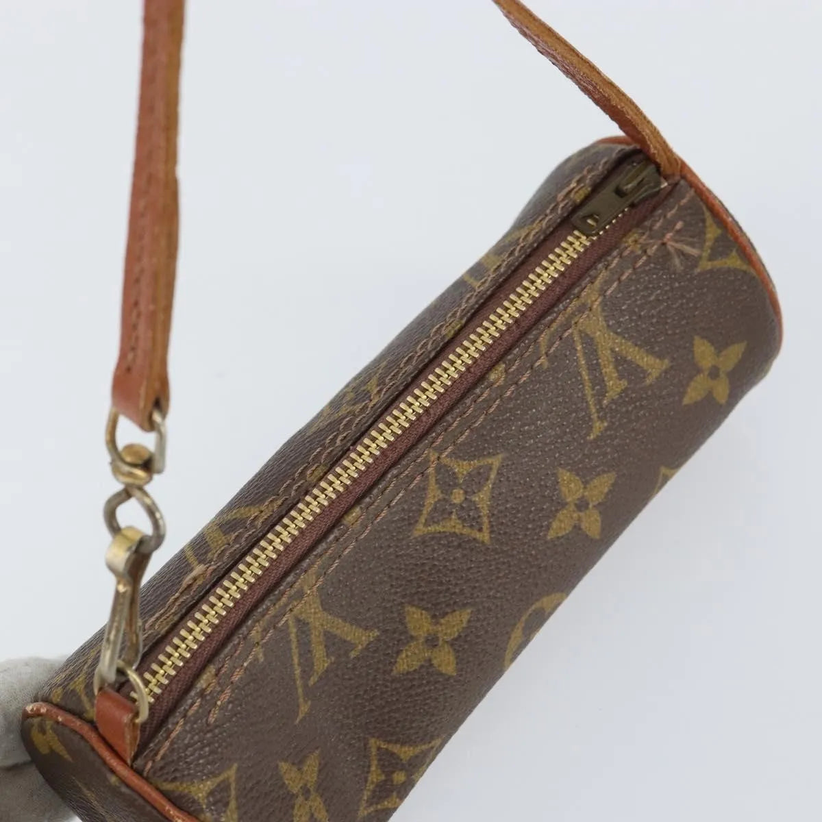 Louis Vuitton Papillon Pochette Monogram Canvas Brown Canvas Clutche & Pouche Bag (Pre-Owned)