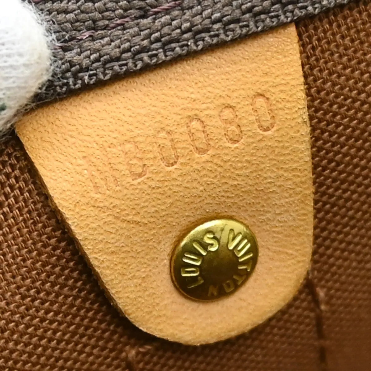Louis Vuitton Keepall Bandouliere Monogram Canvas Brown Canvas Travel Bag Bag (Pre-Owned)
