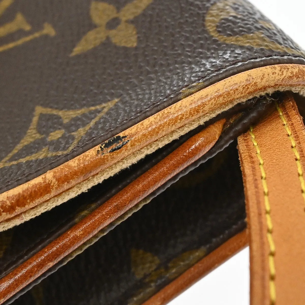 Louis Vuitton Twin Monogram Canvas Brown Canvas Clutche & Pouche Bag (Pre-Owned)