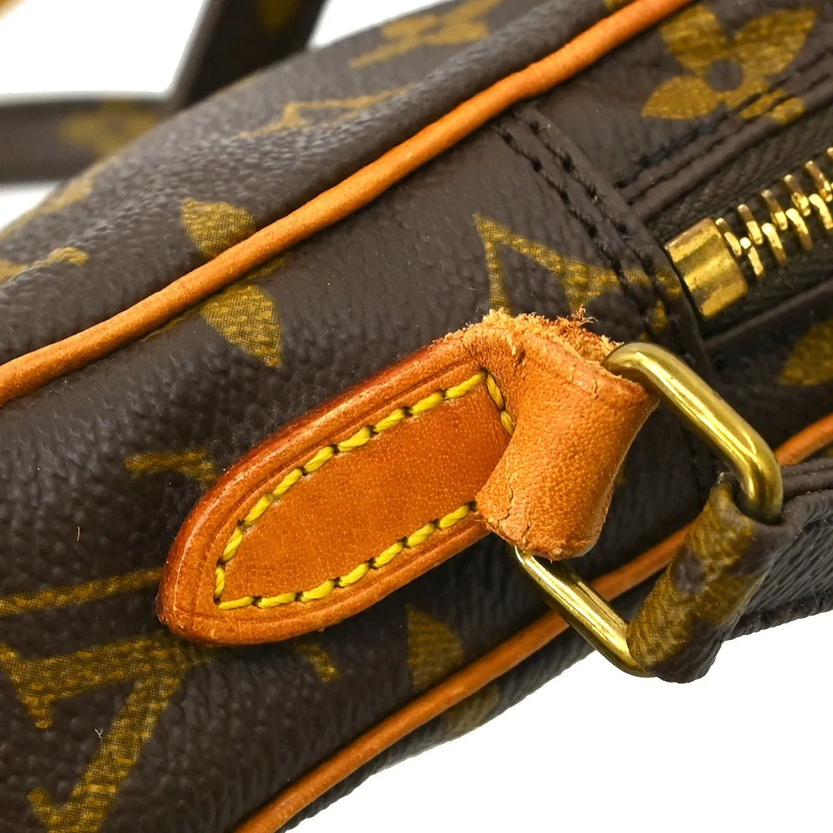 Louis Vuitton Danube Monogram Brown Canvas Shoulder Bag Bag (Pre-Owned)