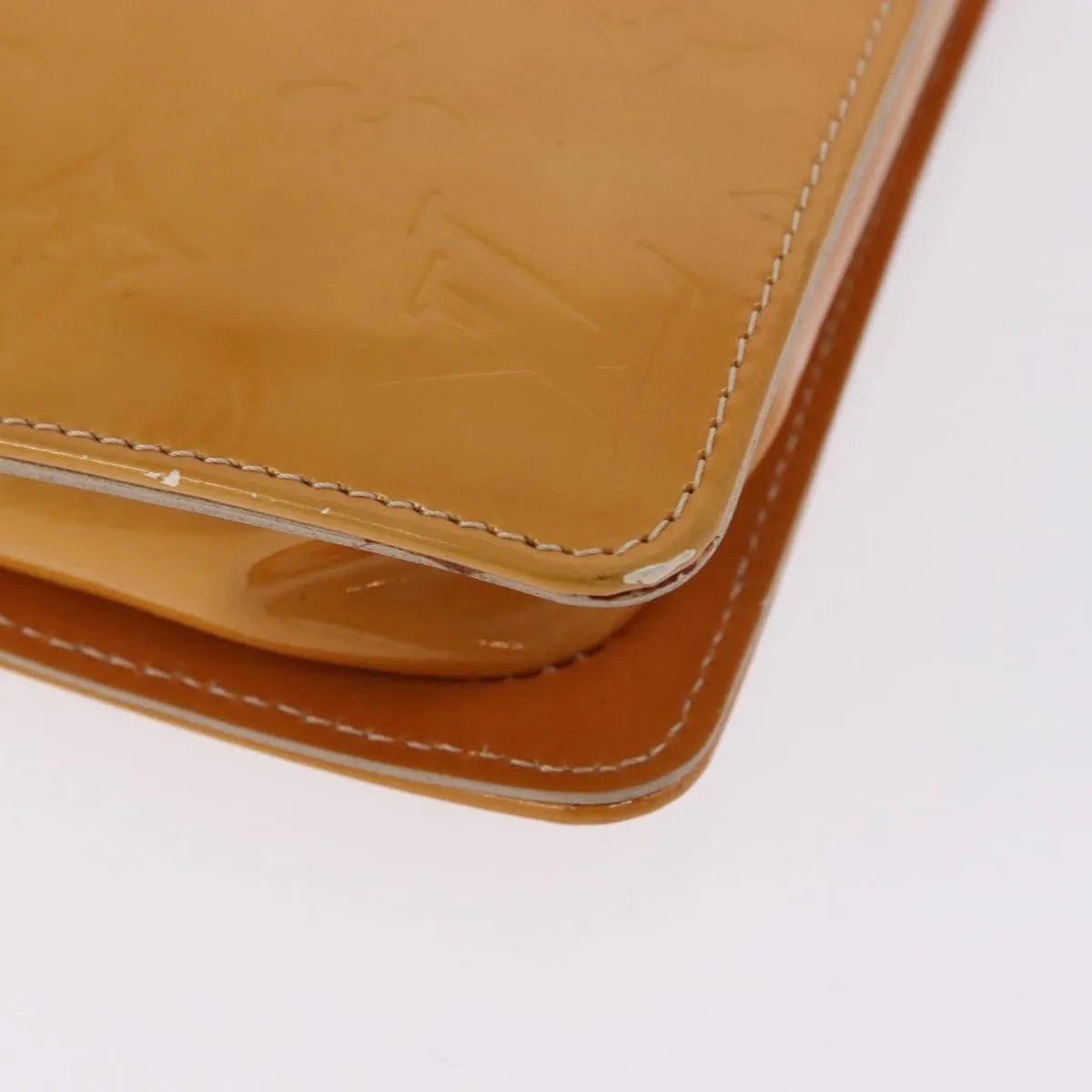Louis Vuitton Lexington Pochette Monogram Vernis Beige Patent_Leather Clutche & Pouche Bag (Pre-Owned)