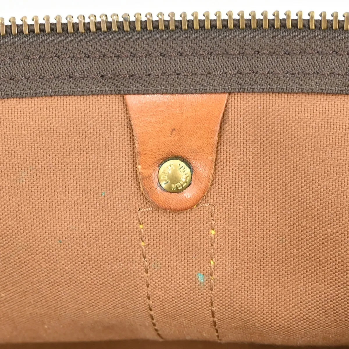 Louis Vuitton Keepall Monogram Canvas Brown Canvas Travel Bag Bag (Pre-Owned)