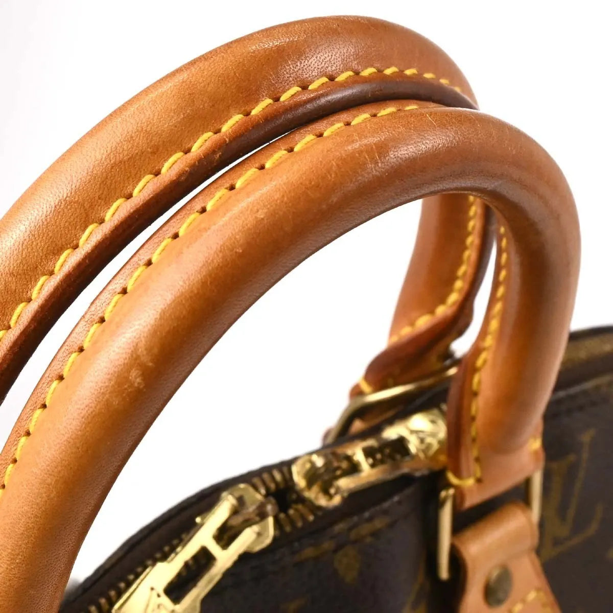 Louis Vuitton Alma Monogram Canvas Brown Canvas Handbag (Pre-Owned)