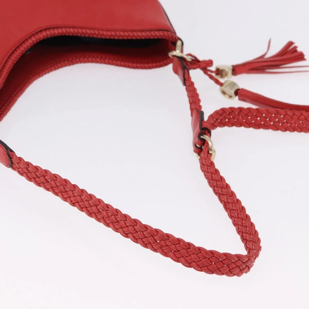 Gucci Marrakech Hobo Leather Orange Leather Shoulder Bag Bag (Pre-Owned)