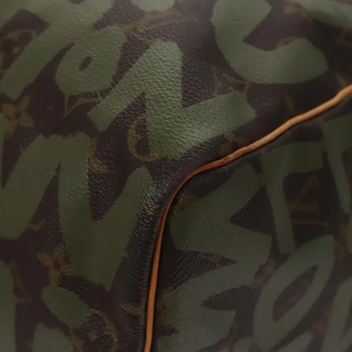 Louis Vuitton Keepall Limited Khaki Canvas Travel Bag Bag (Pre-Owned)