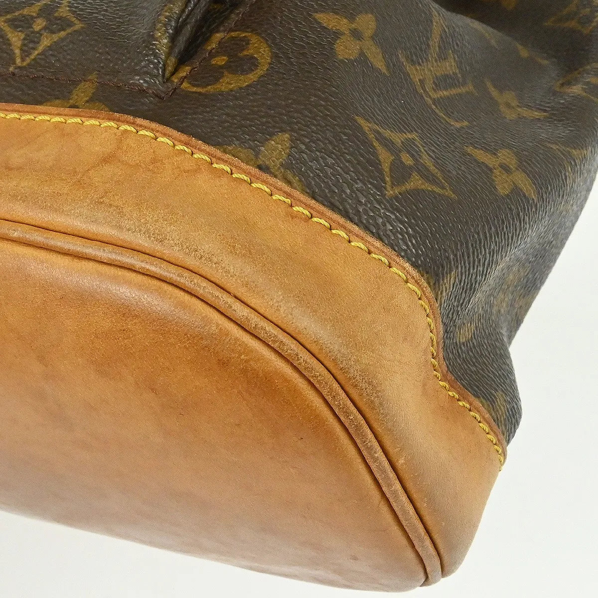 Louis Vuitton Vintage Montsouris Monogram Canvas Brown Canvas Backpack Bag (Pre-Owned)