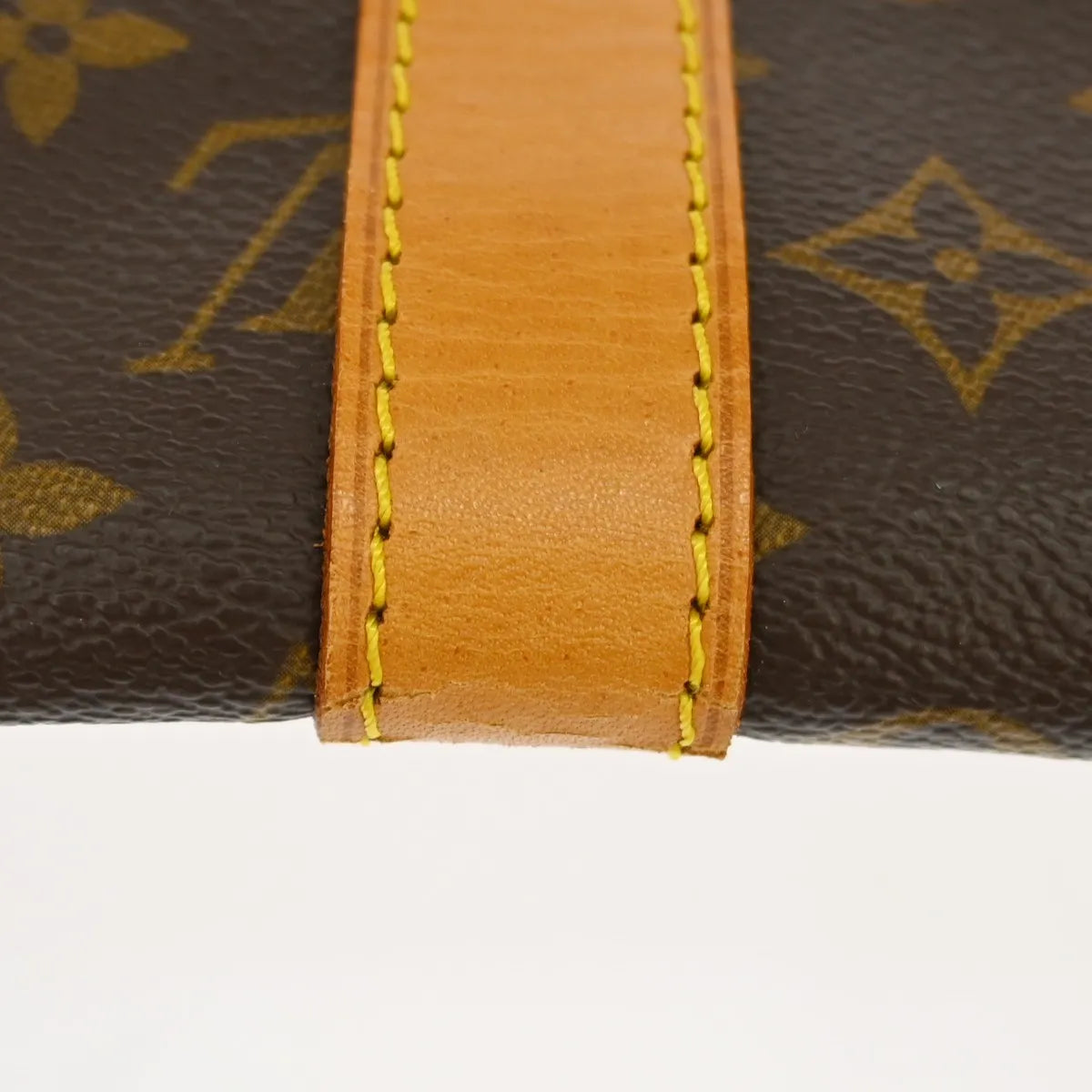 Louis Vuitton Keepall Bandouliere Bag Monogram Canvas Brown Canvas Travel Bag Bag (Pre-Owned)