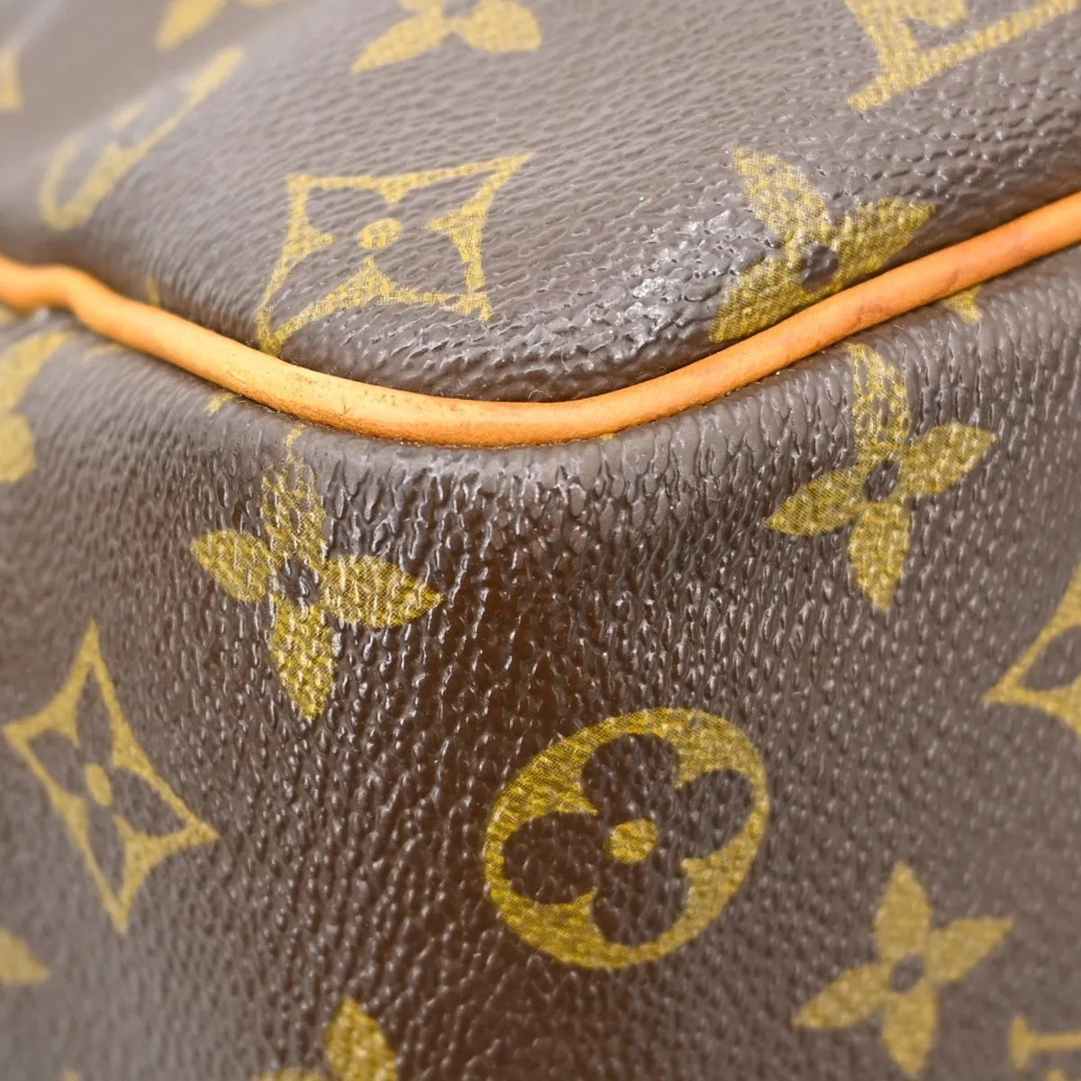 Louis Vuitton Deauville Monogram Canvas Brown Canvas Handbag (Pre-Owned)