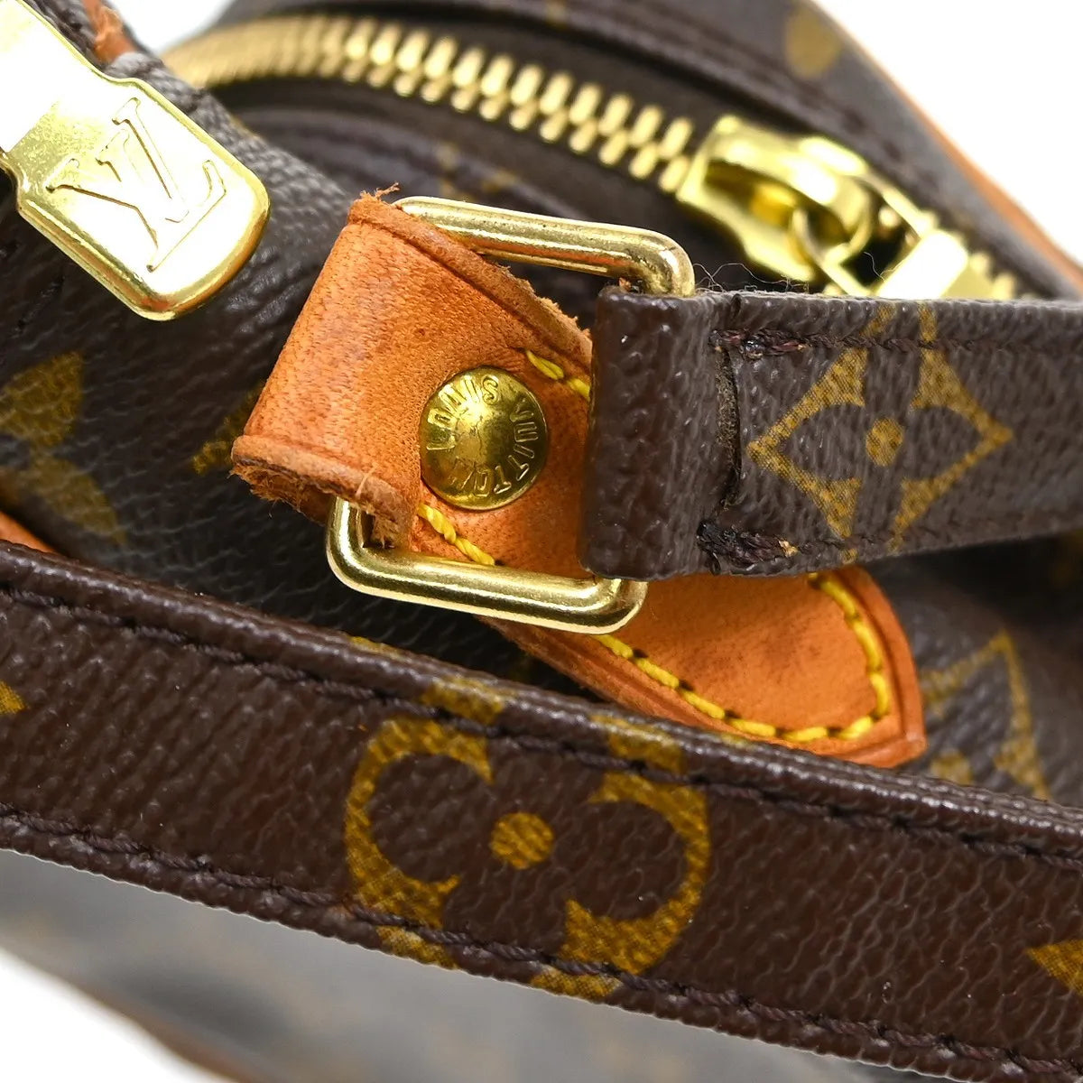 Louis Vuitton Amazone Monogram Canvas Brown Canvas Shoulder Bag Bag (Pre-Owned)