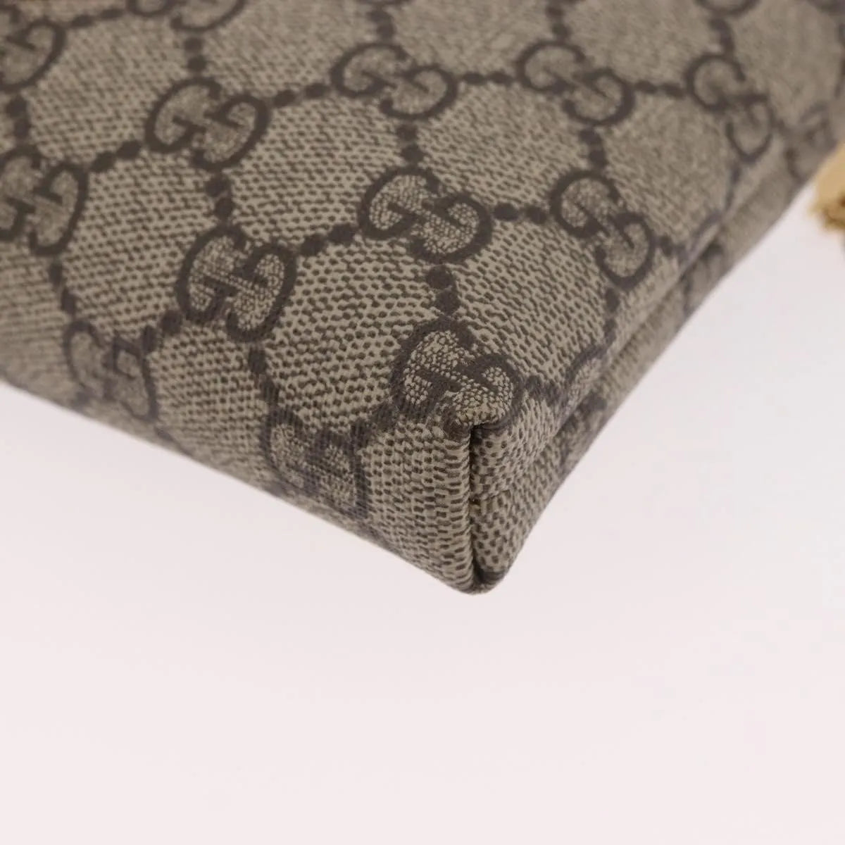 Gucci Pochette Gg Canvas Beige Pvc Clutche & Pouche Bag (Pre-Owned)