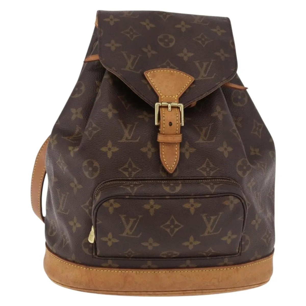 Louis Vuitton Montsouris Monogram Brown Canvas Backpack Bag (Pre-Owned)