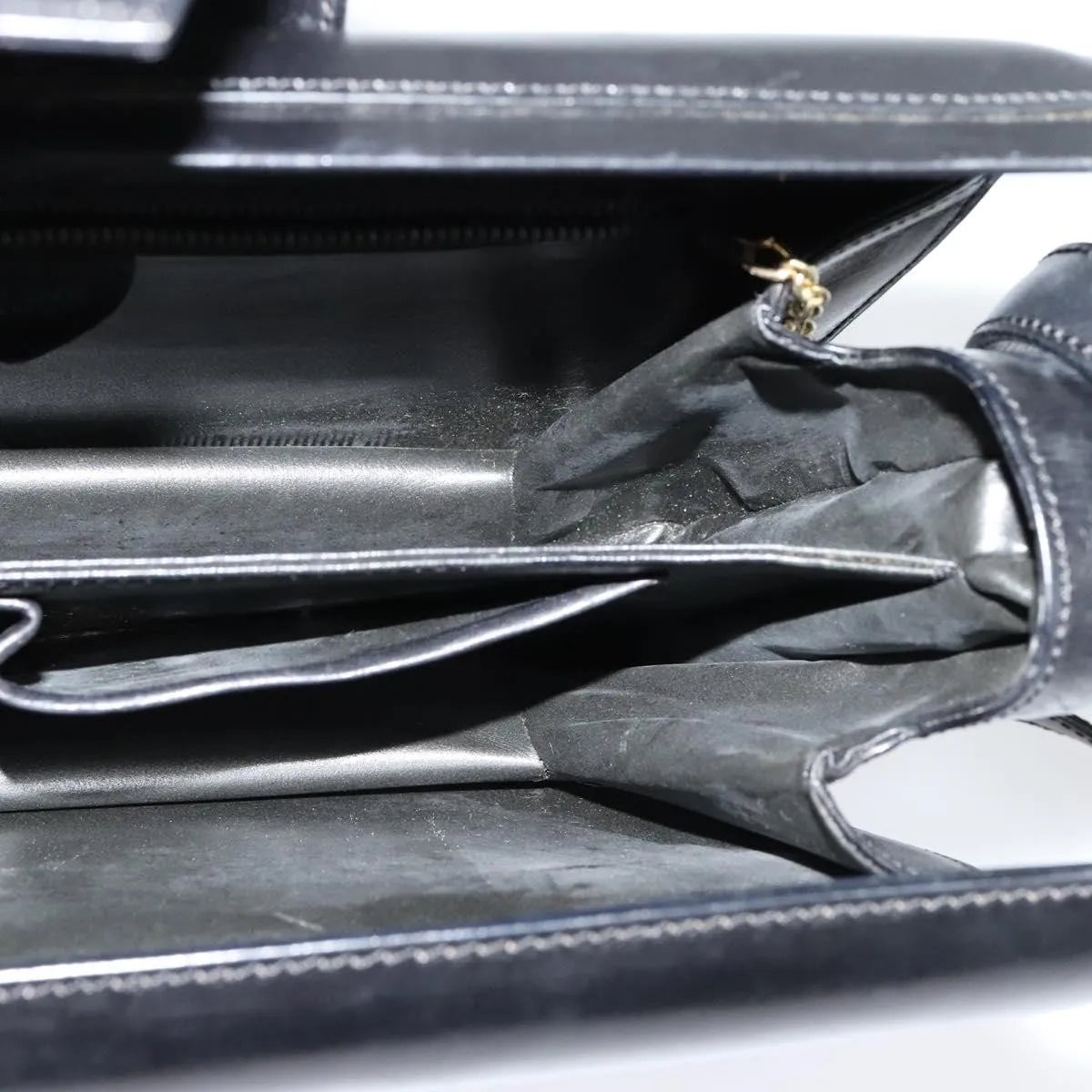Celine Vintage Leather Black Leather Shoulder Bag Bag (Pre-Owned)