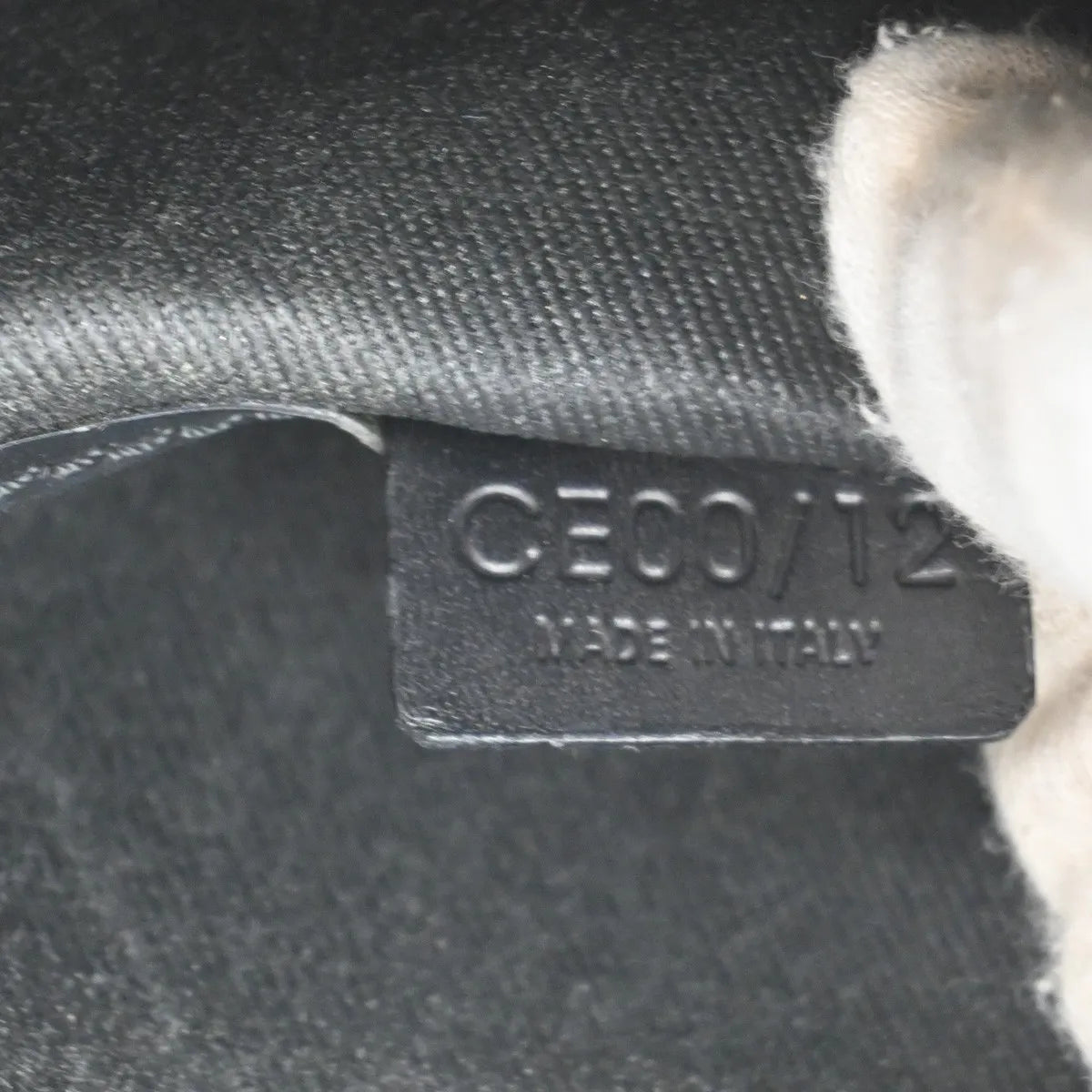 Celine Tote Canvas Black Canvas Tote Bag Bag (Pre-Owned)