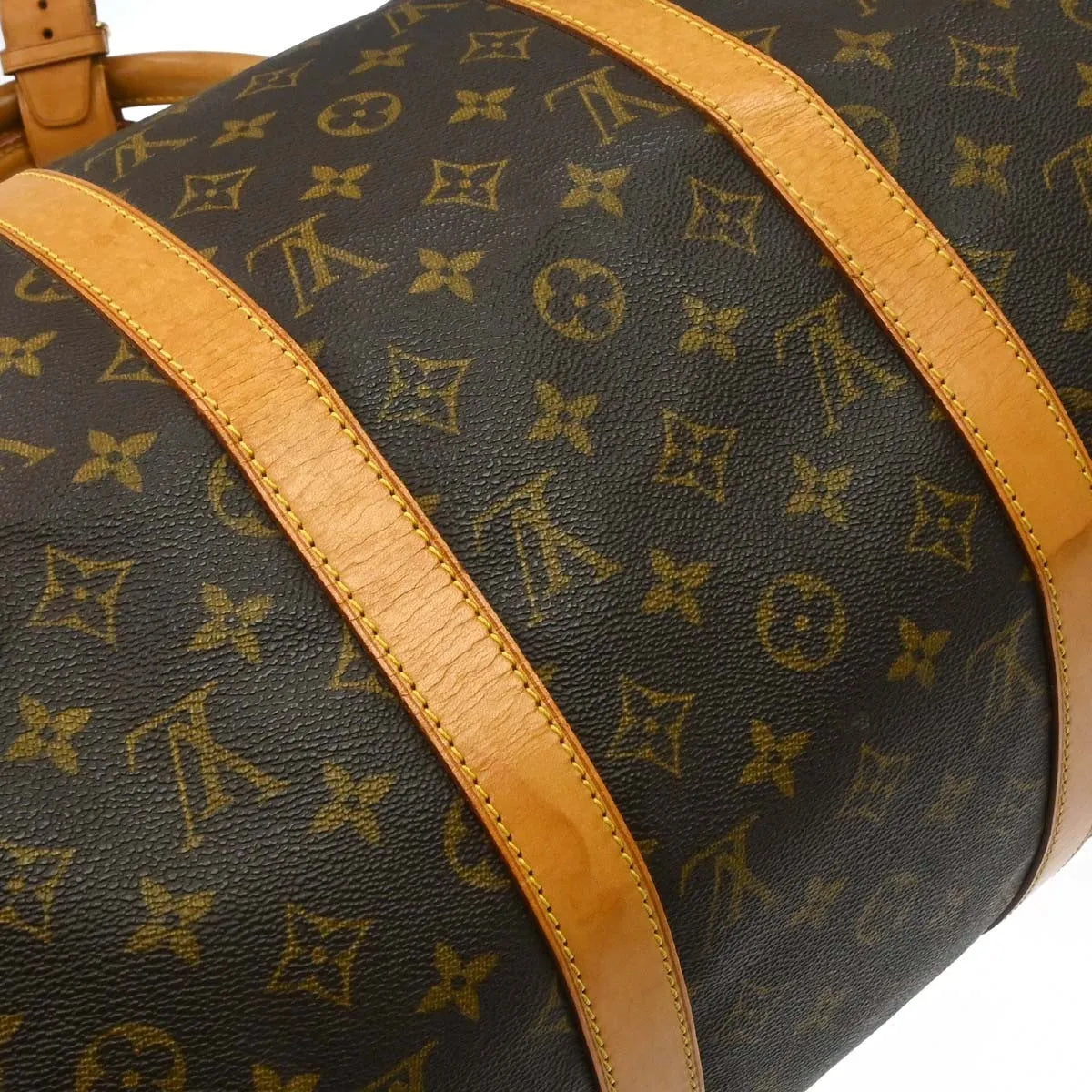 Louis Vuitton Keepall Monogram Canvas Brown Canvas Travel Bag Bag (Pre-Owned)