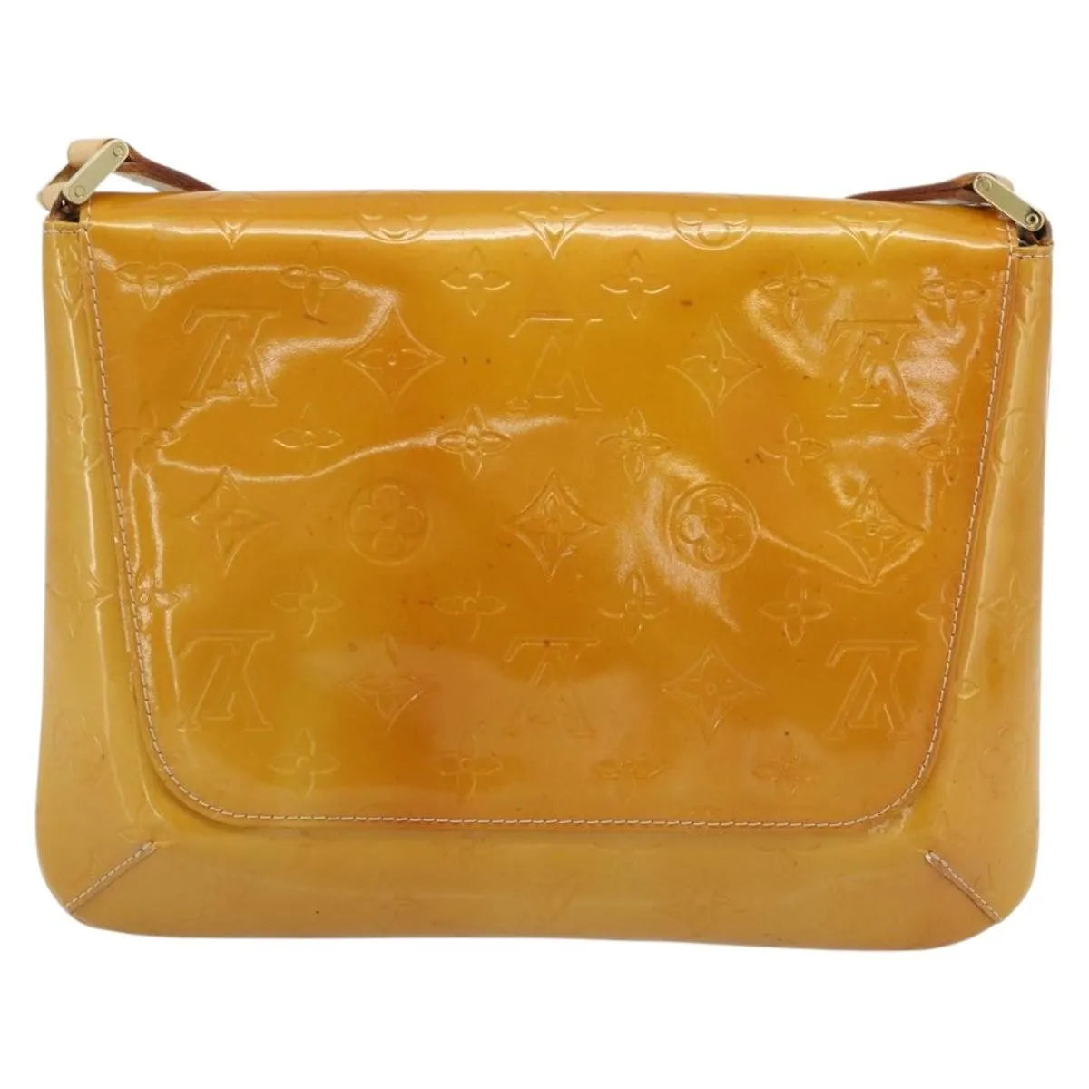 Louis Vuitton Thompson Street Monogram Vernis Yellow Patent_Leather Shoulder Bag Bag (Pre-Owned)