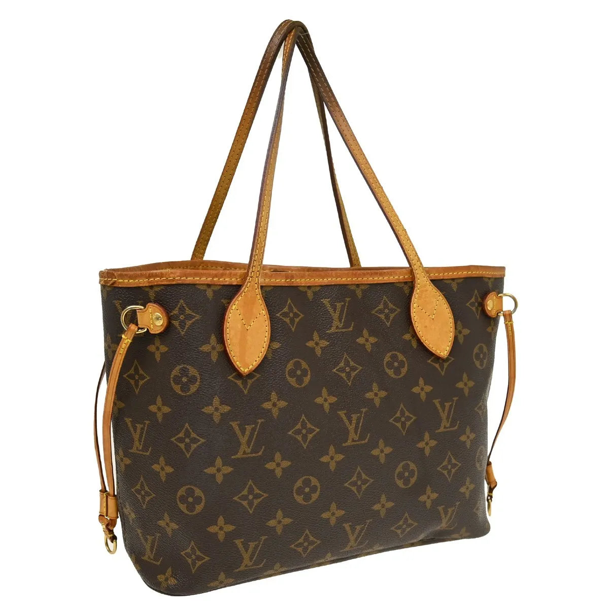 Louis Vuitton Neverfull Monogram Brown Canvas Tote Bag Bag (Pre-Owned)