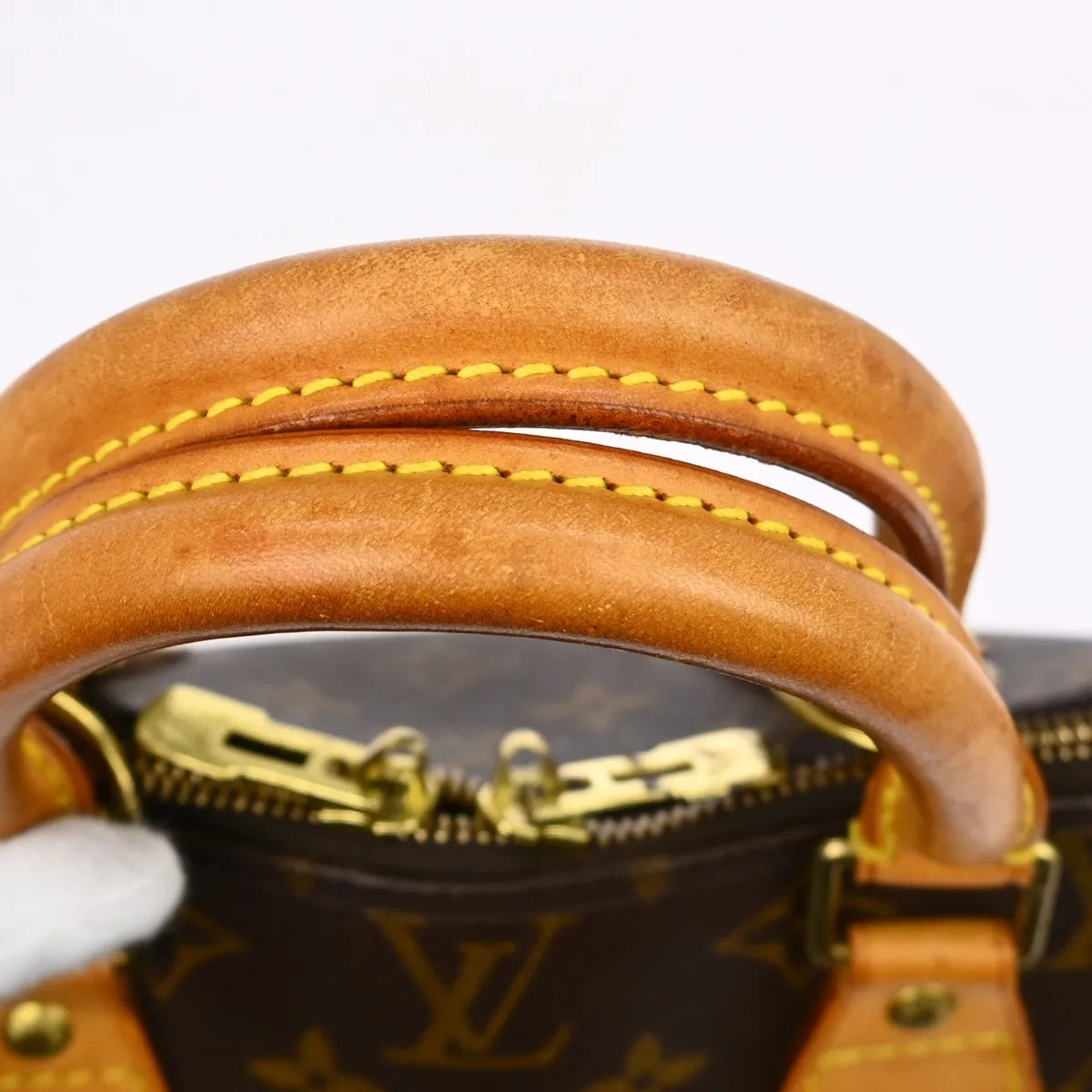 Louis Vuitton Alma Monogram Brown Canvas Handbag (Pre-Owned)