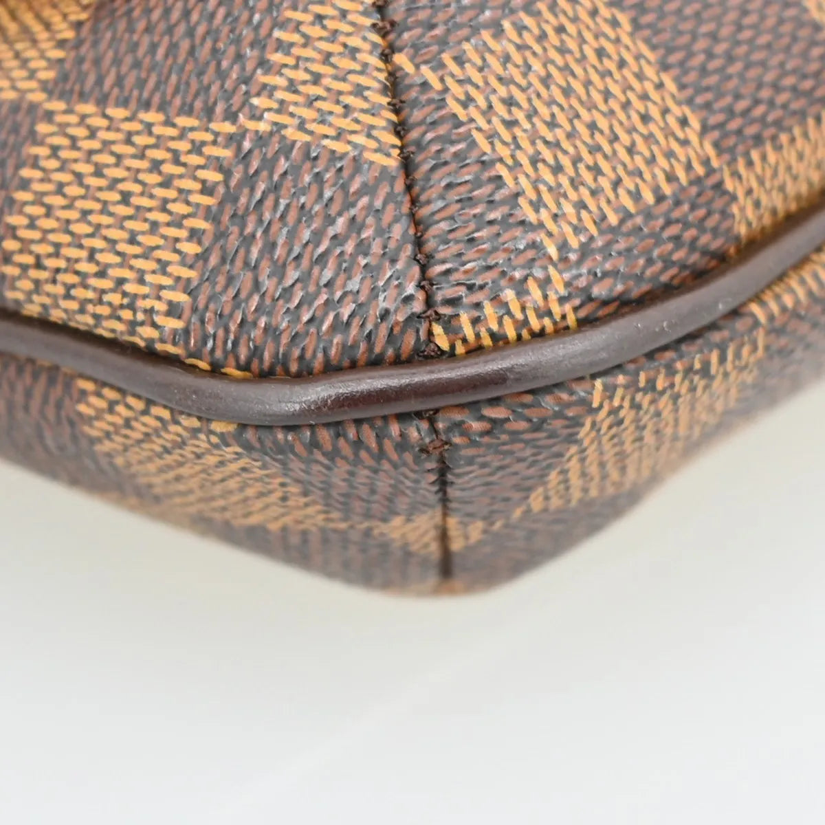 Louis Vuitton Musette Tango Damier Ebene Brown Canvas Shoulder Bag Bag (Pre-Owned)