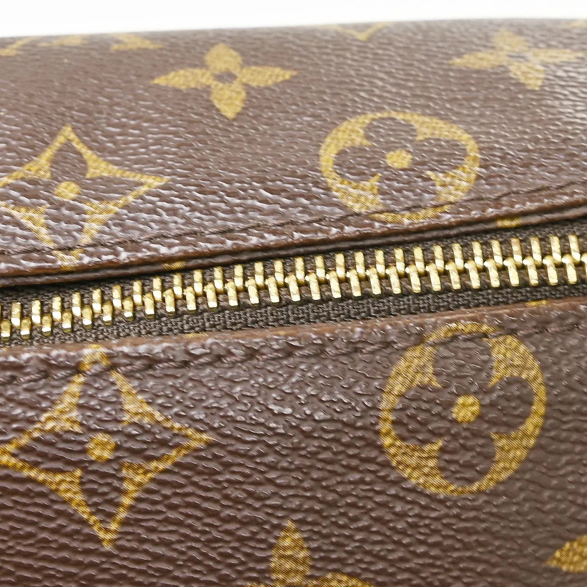 Louis Vuitton Cabas Mezzo Monogram Canvas Brown Canvas Tote Bag Bag (Pre-Owned)