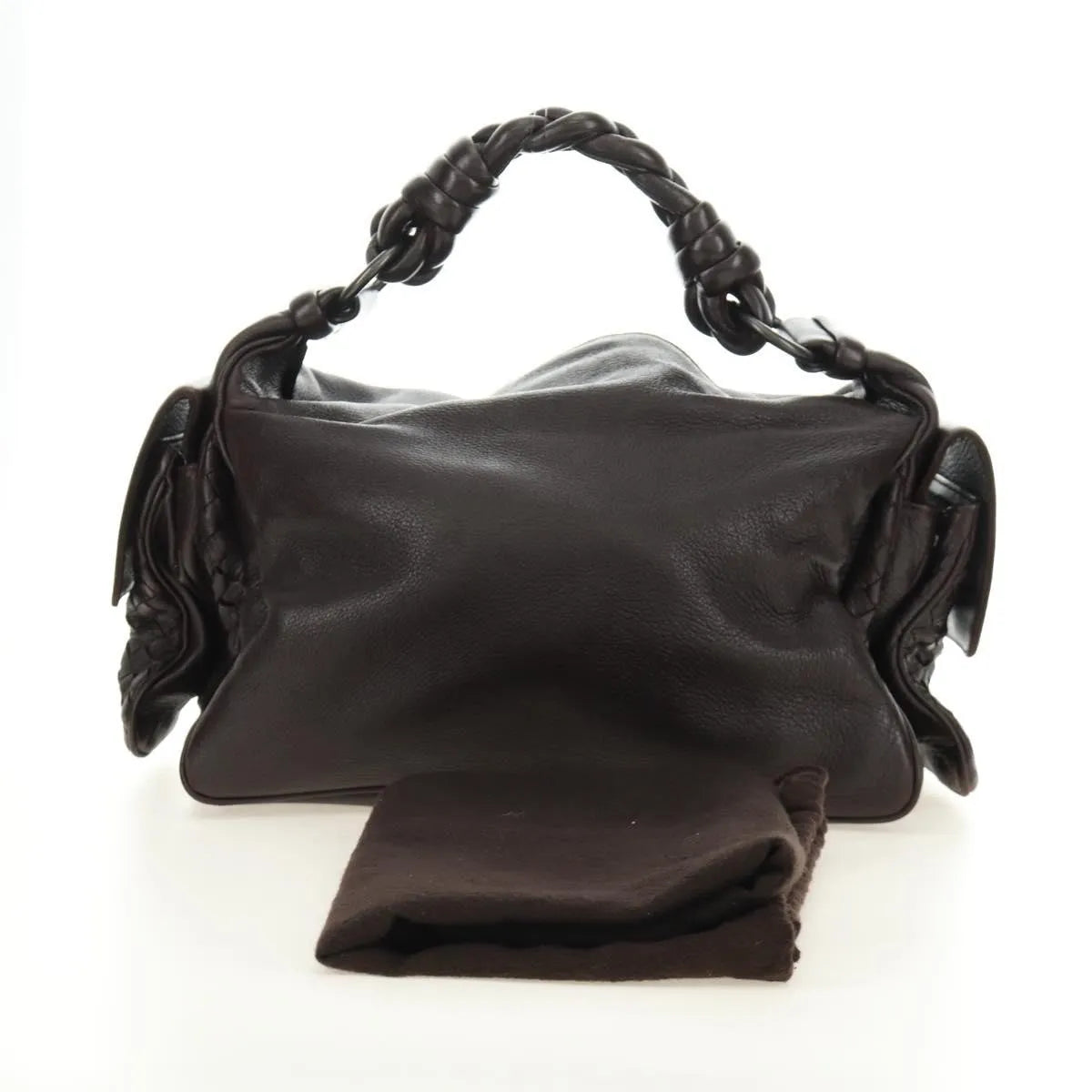 Bottega Veneta Cocker Hobo Leather Brown Leather Handbag (Pre-Owned)