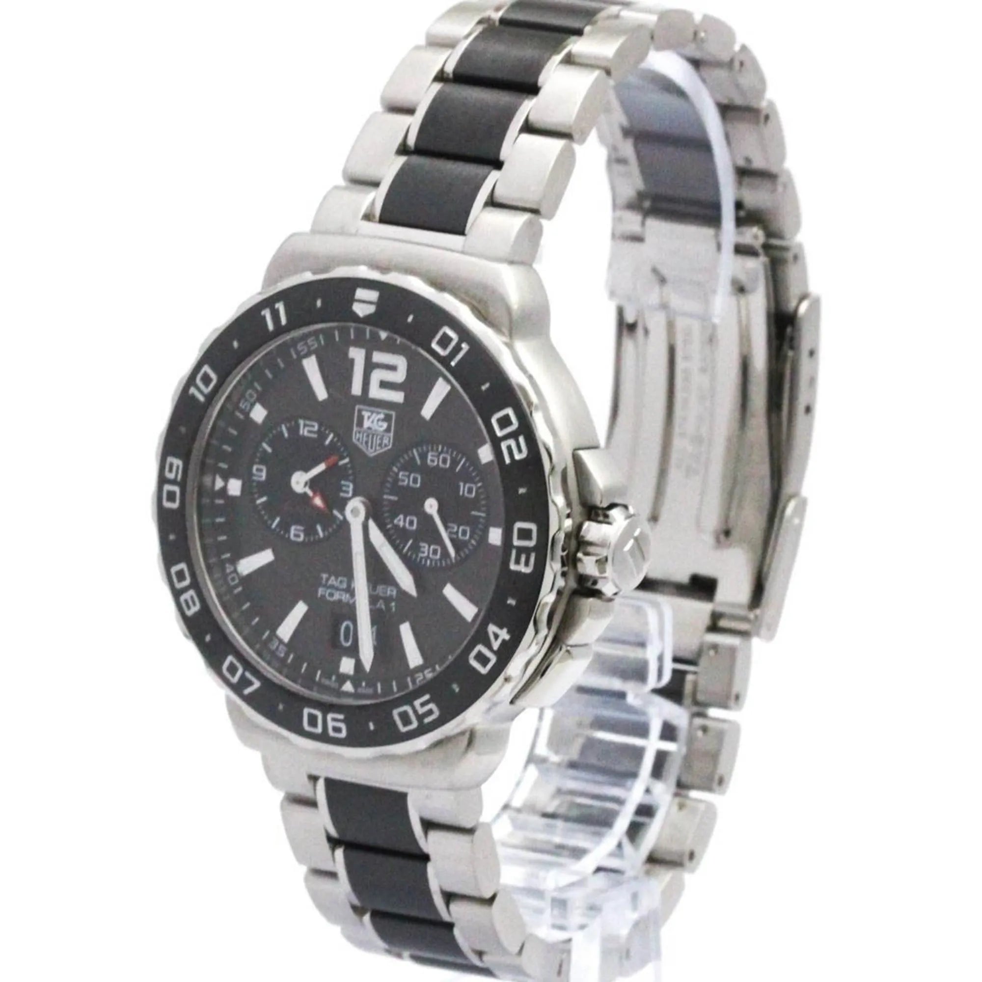 Tag Heuer Formula 1 Grande Date Quartz Stainless Steel Watch (Pre-Owned)