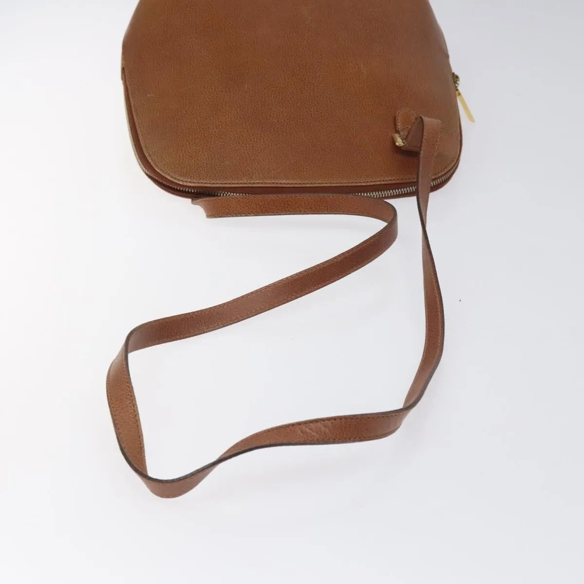 Salvatore Ferragamo Vintage Leather Brown Leather Shoulder Bag Bag (Pre-Owned)