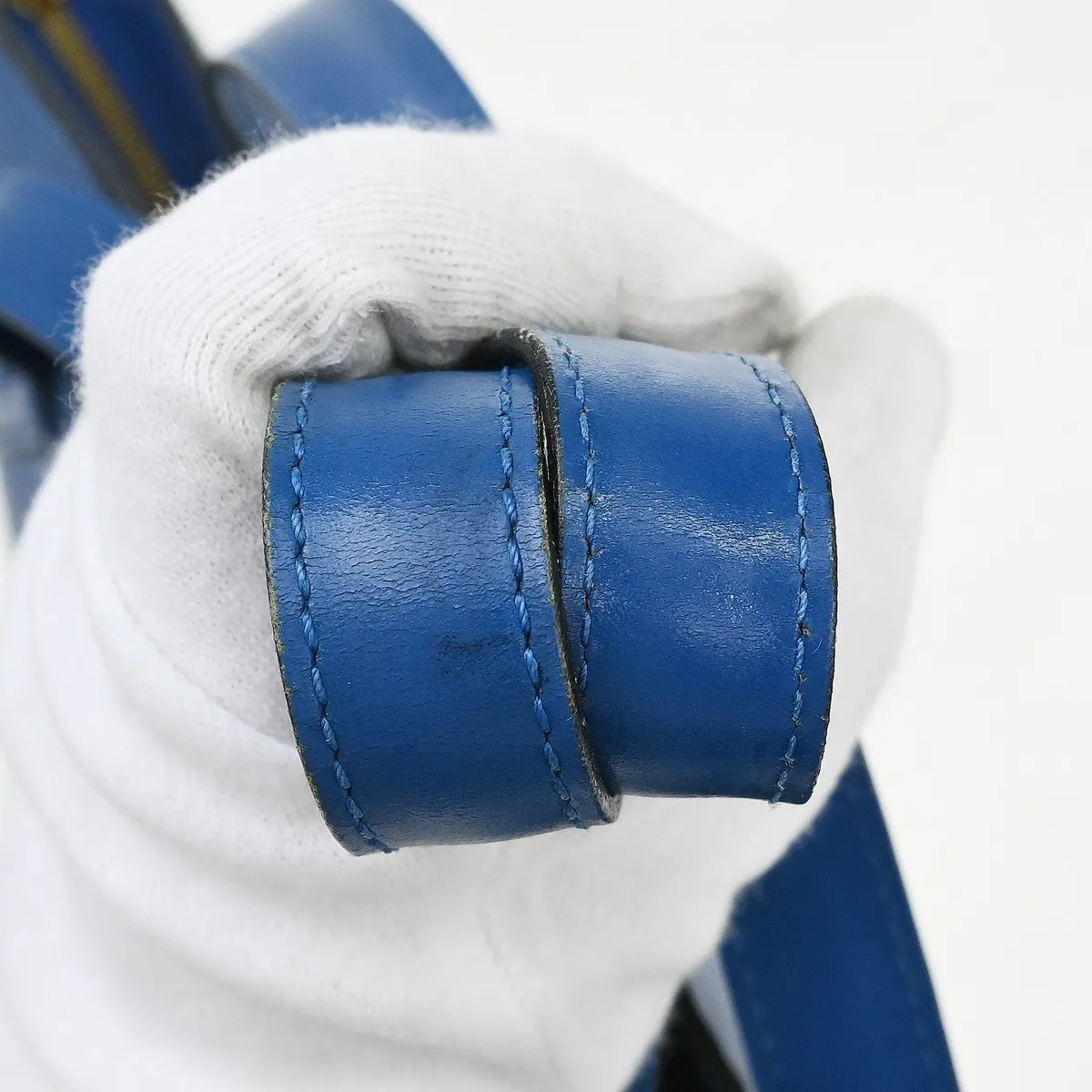 Louis Vuitton Saint Jacques Epi Leather Blue Leather Handbag (Pre-Owned)
