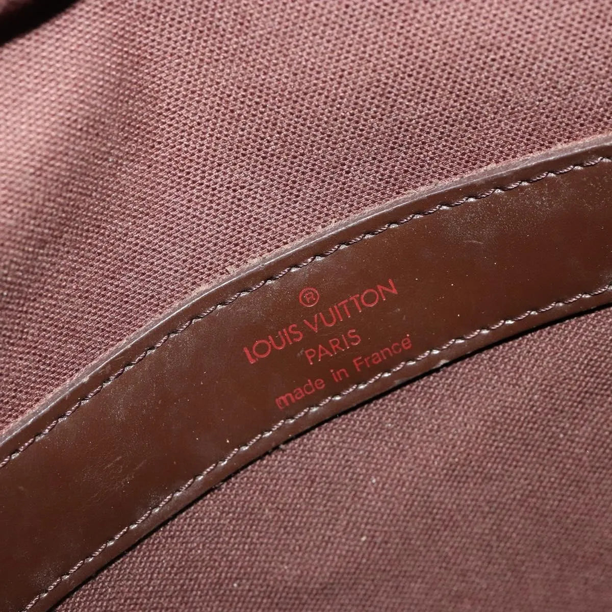 Louis Vuitton Naviglio Damier Ebene Brown Canvas Shoulder Bag Bag (Pre-Owned)
