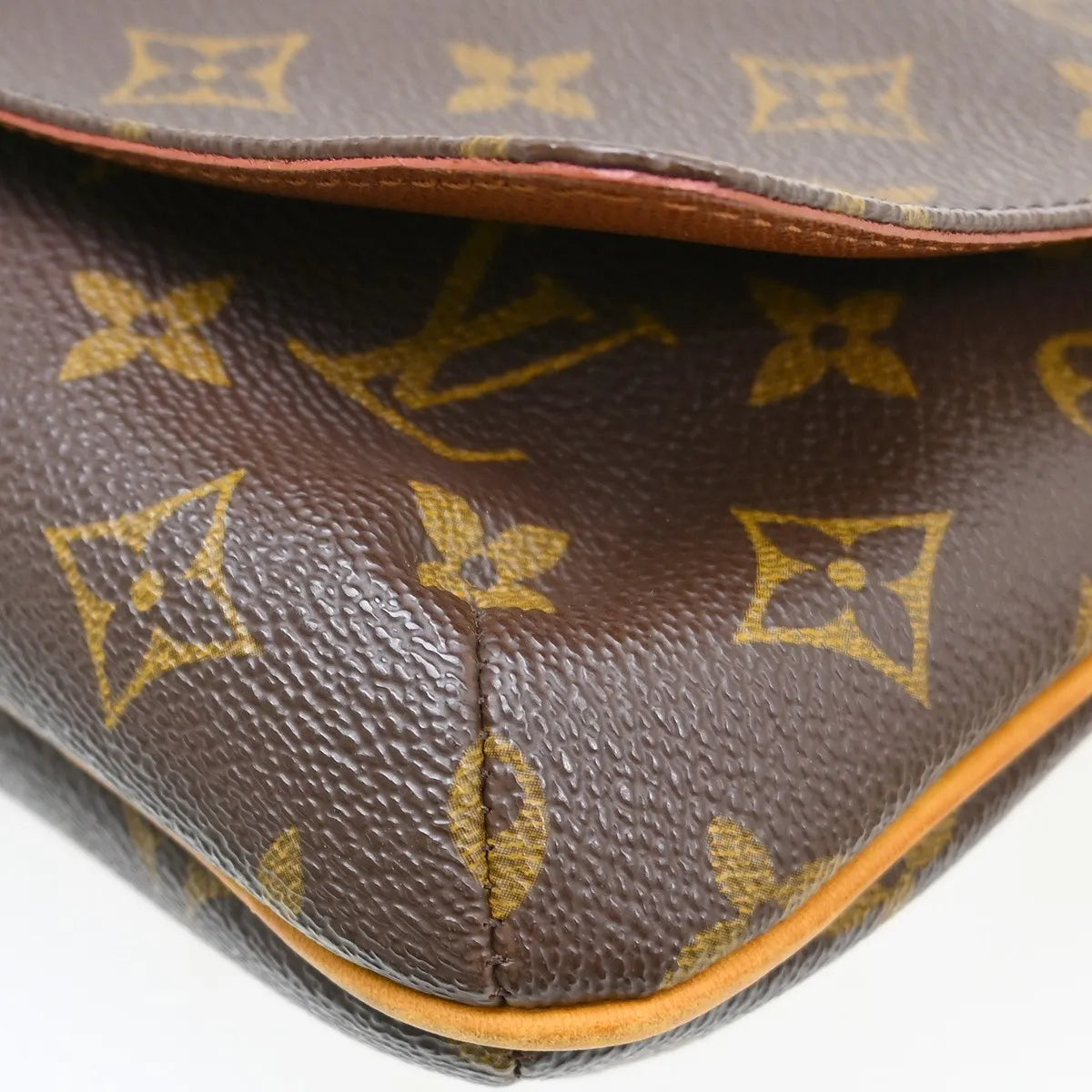 Louis Vuitton Musette Tango Monogram Canvas Brown Canvas Shoulder Bag Bag (Pre-Owned)
