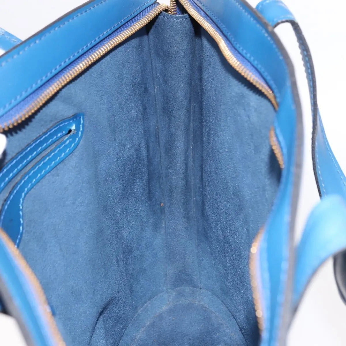Louis Vuitton Saint Jacques Epi Blue Leather Shoulder Bag Bag (Pre-Owned)