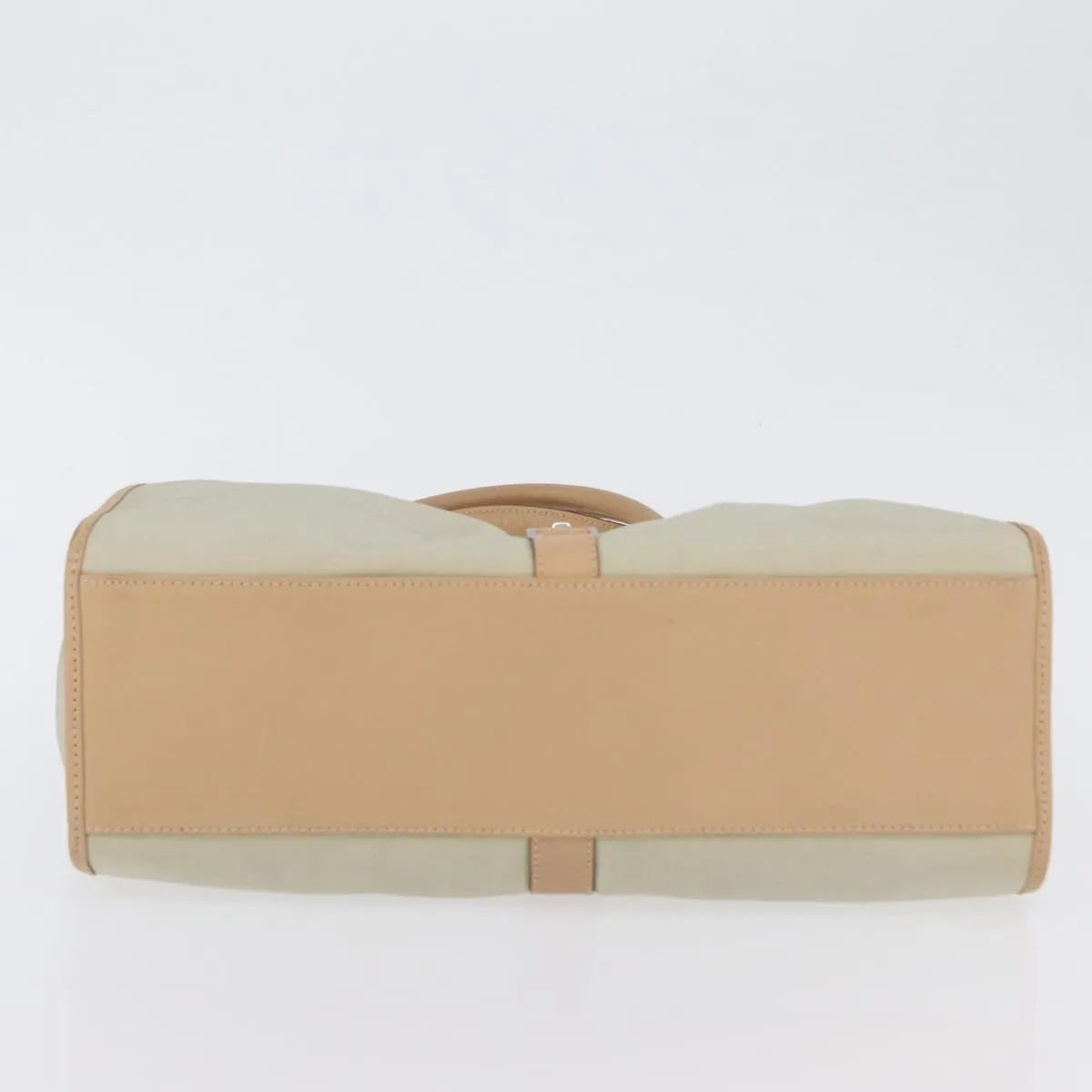 Gucci Jackie Tote Gg Canvas Beige Canvas Handbag (Pre-Owned)
