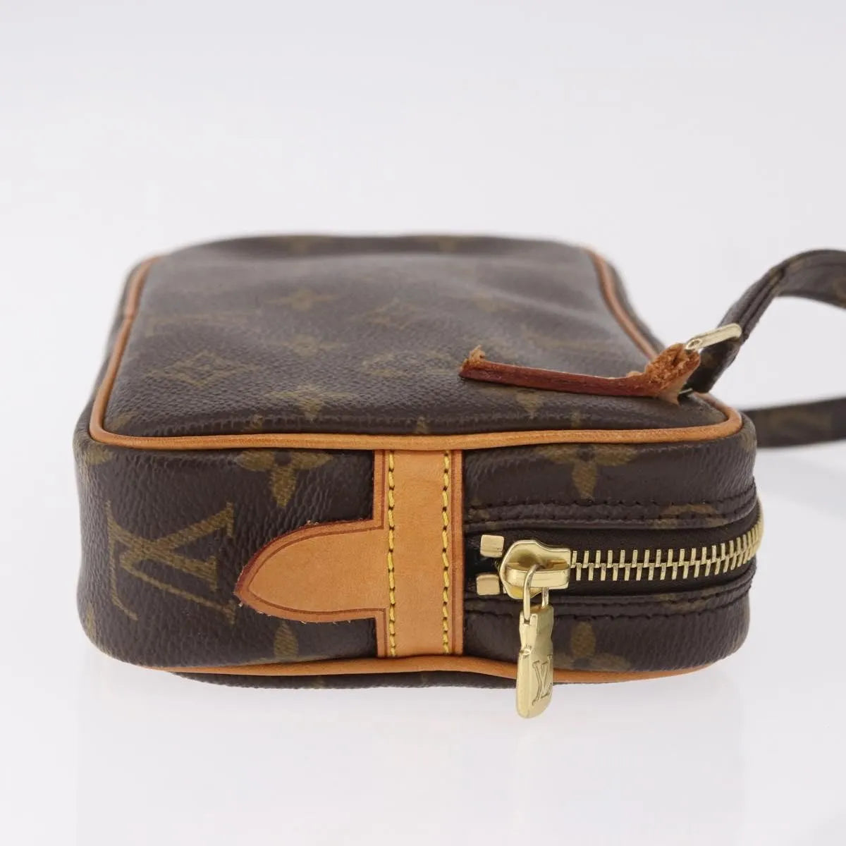 Louis Vuitton Pochette Marly Bandouliere Bag Monogram Canvas Brown Canvas Clutche & Pouche Bag (Pre-Owned)