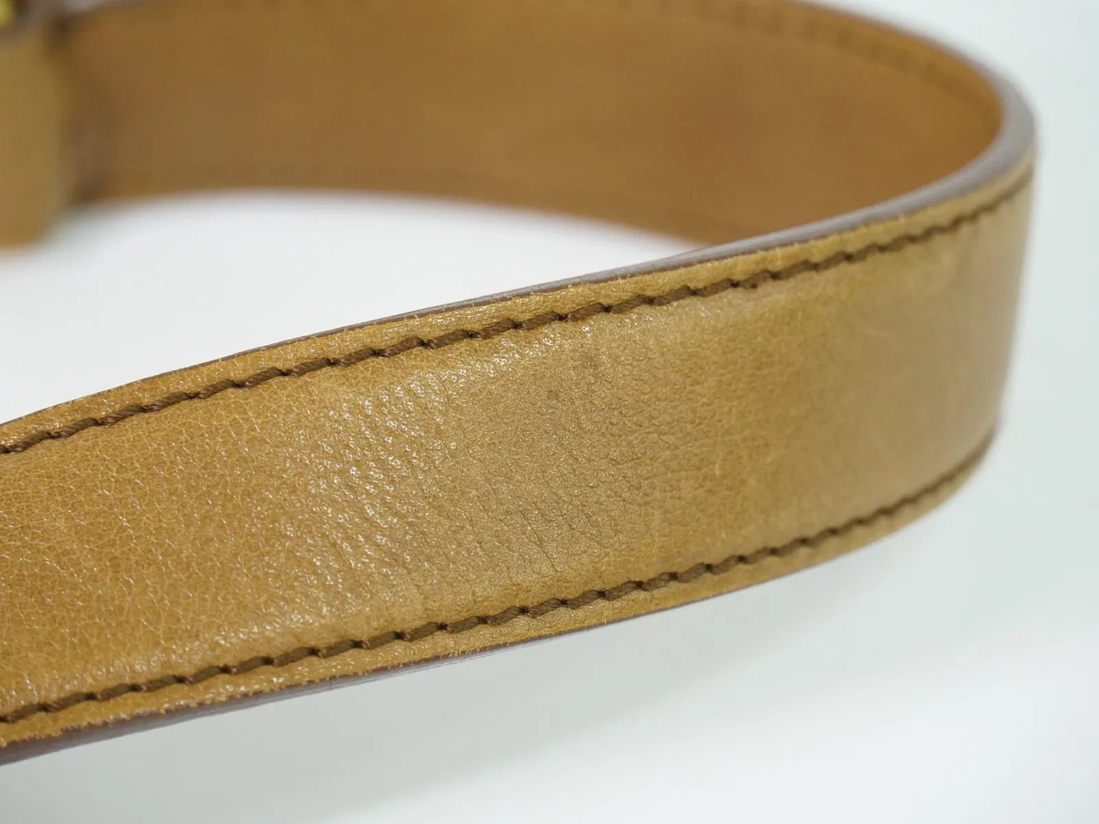 Saint Laurent Mombasa Hobo Leather Brown Leather Shoulder Bag Bag (Pre-Owned)