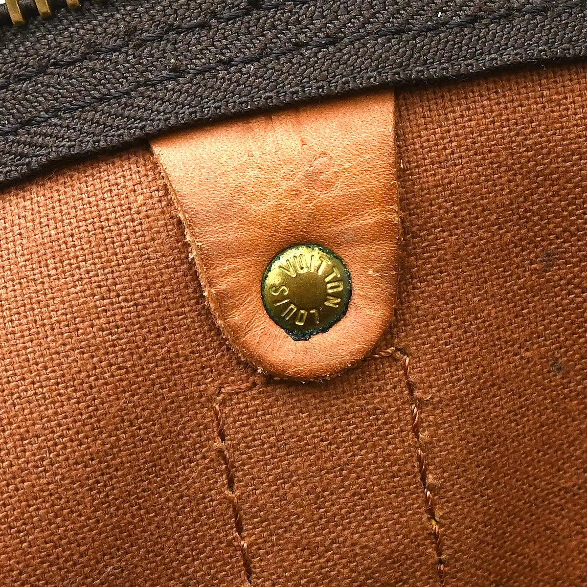 Louis Vuitton Keepall Monogram Brown Canvas Travel Bag Bag (Pre-Owned)