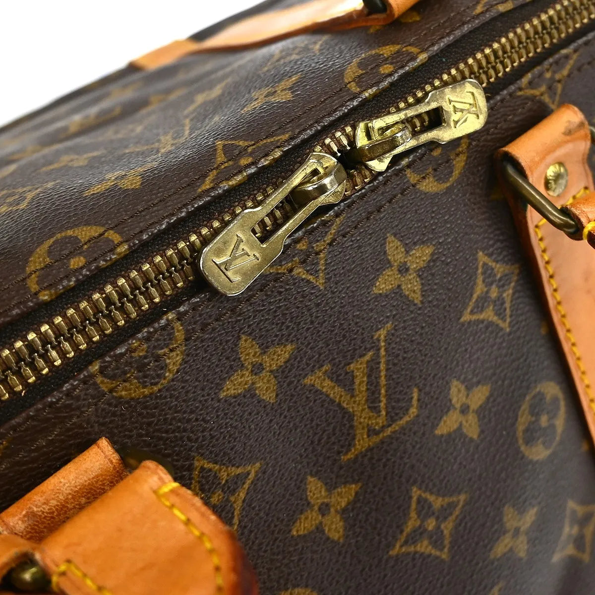 Louis Vuitton Keepall Monogram Brown Canvas Travel Bag Bag (Pre-Owned)