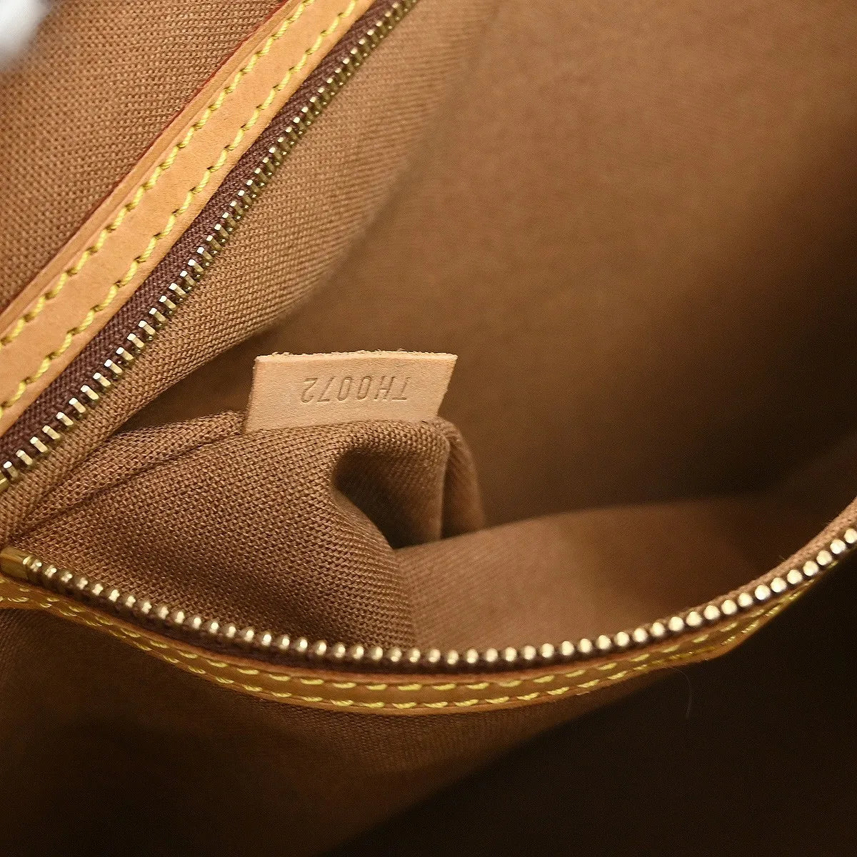 Louis Vuitton Cabas Mezzo Monogram Canvas Brown Canvas Tote Bag Bag (Pre-Owned)