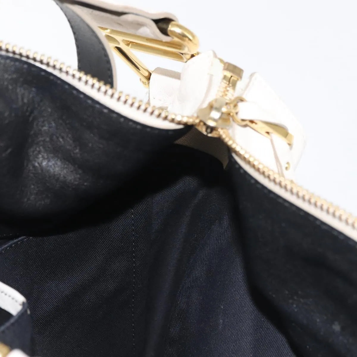 Chloe Vanessa Leather Beige Leather Shoulder Bag Bag (Pre-Owned)