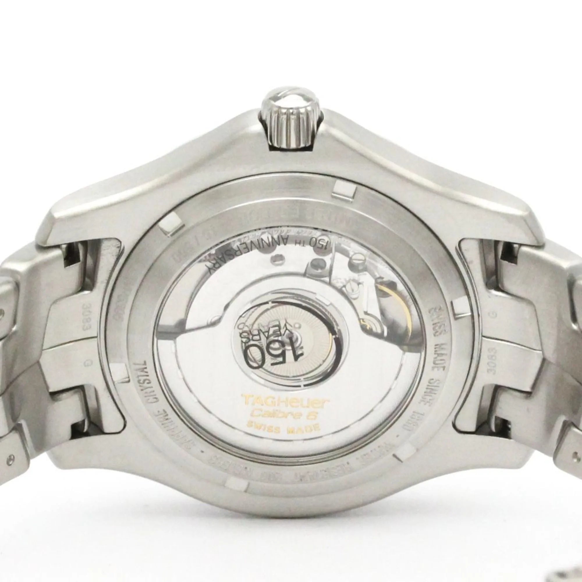 Tag Heuer Link Gmt Automatic Stainless Steel Watch (Pre-Owned)