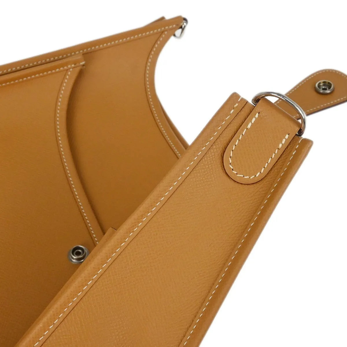 Hermes Evelyne Bag Gen Ii Epsom Brown Leather Shoulder Bag Bag (Pre-Owned)