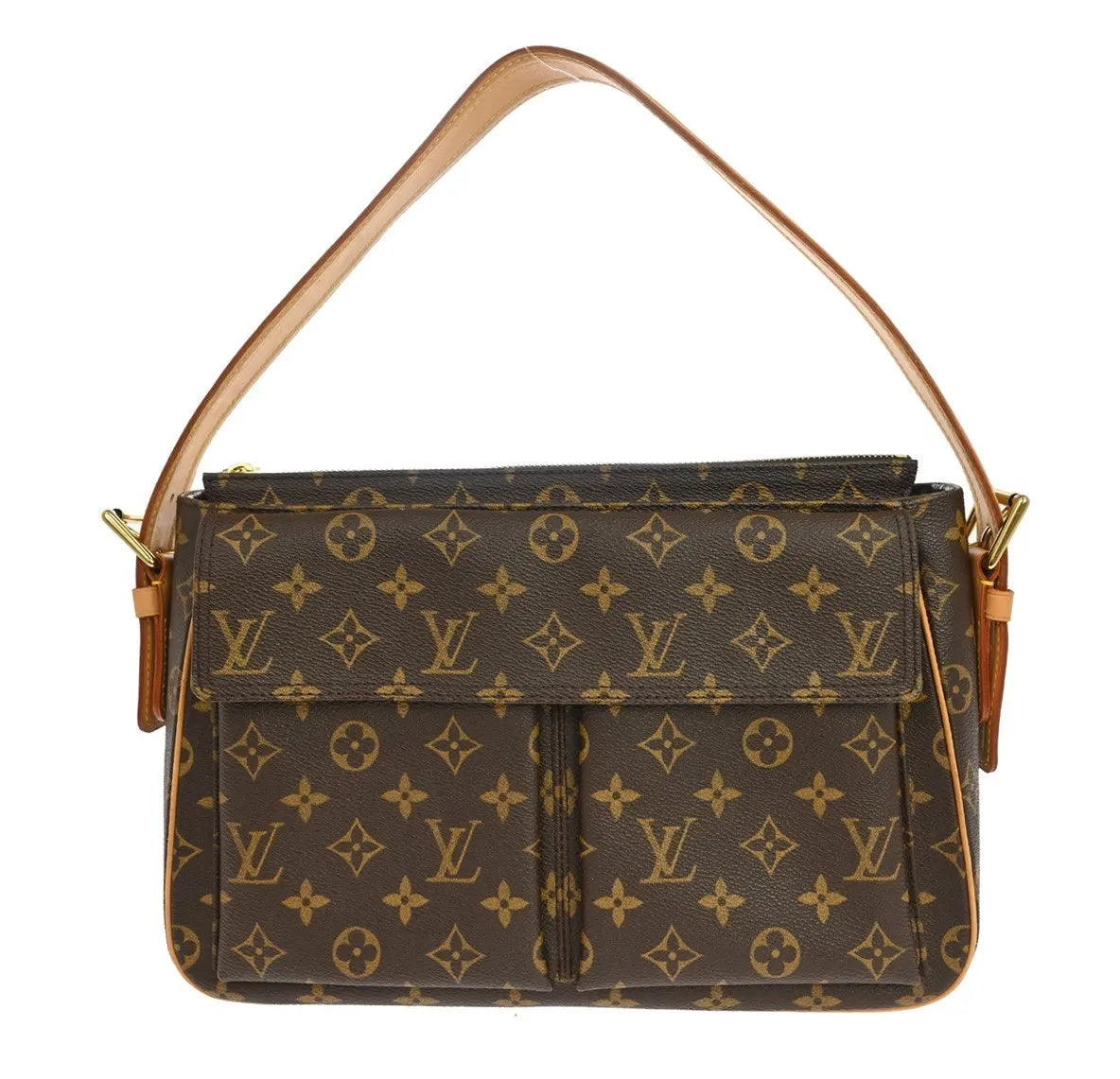 Louis Vuitton Viva Cite Monogram Canvas Brown Canvas Shoulder Bag Bag (Pre-Owned)